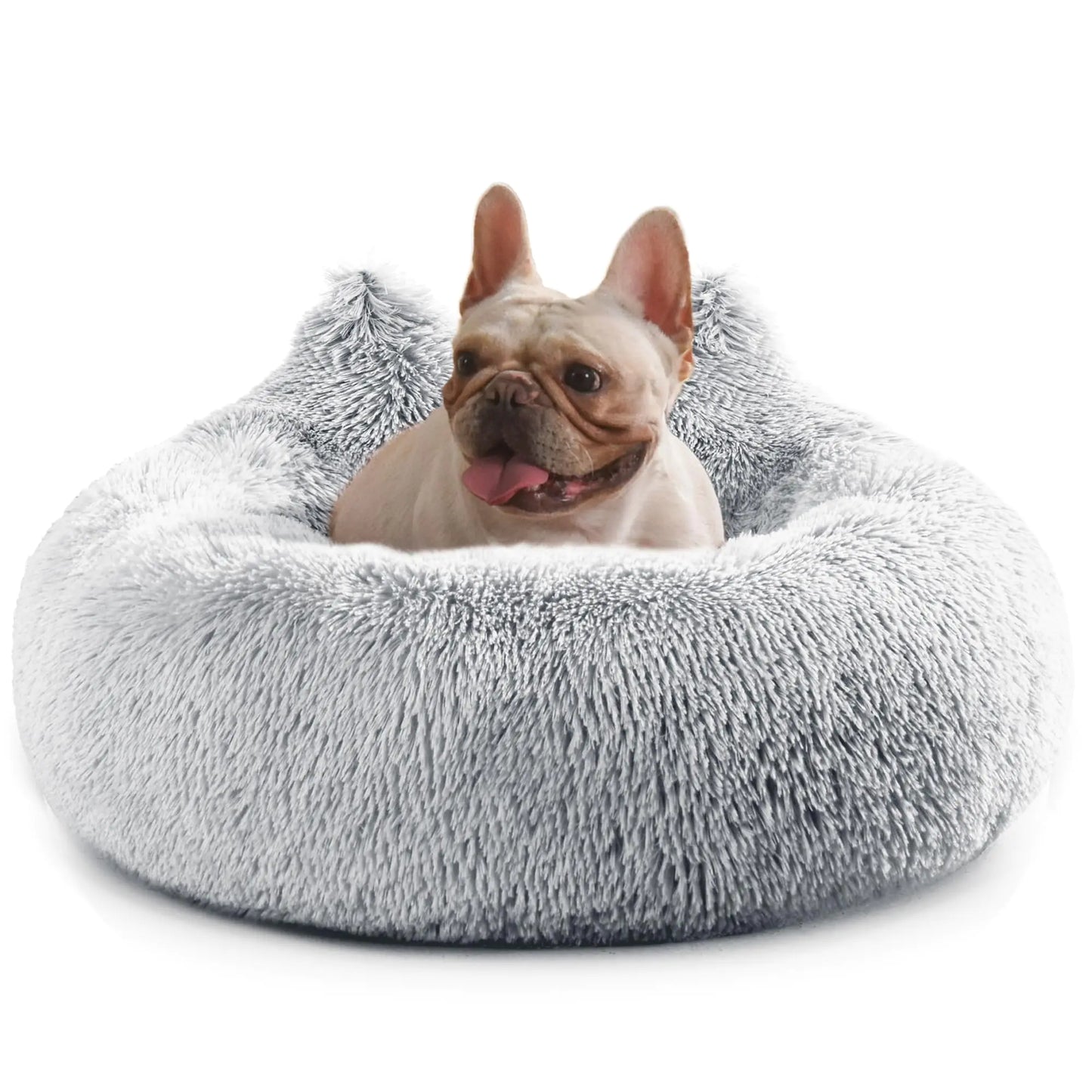 Calming Donut Dog Bed | Anti-Anxiety Cuddler for Deep Sleep